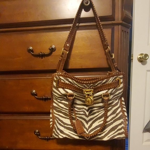 Michael Kors Handbags - MK Zebra Print bag.. Cute!
